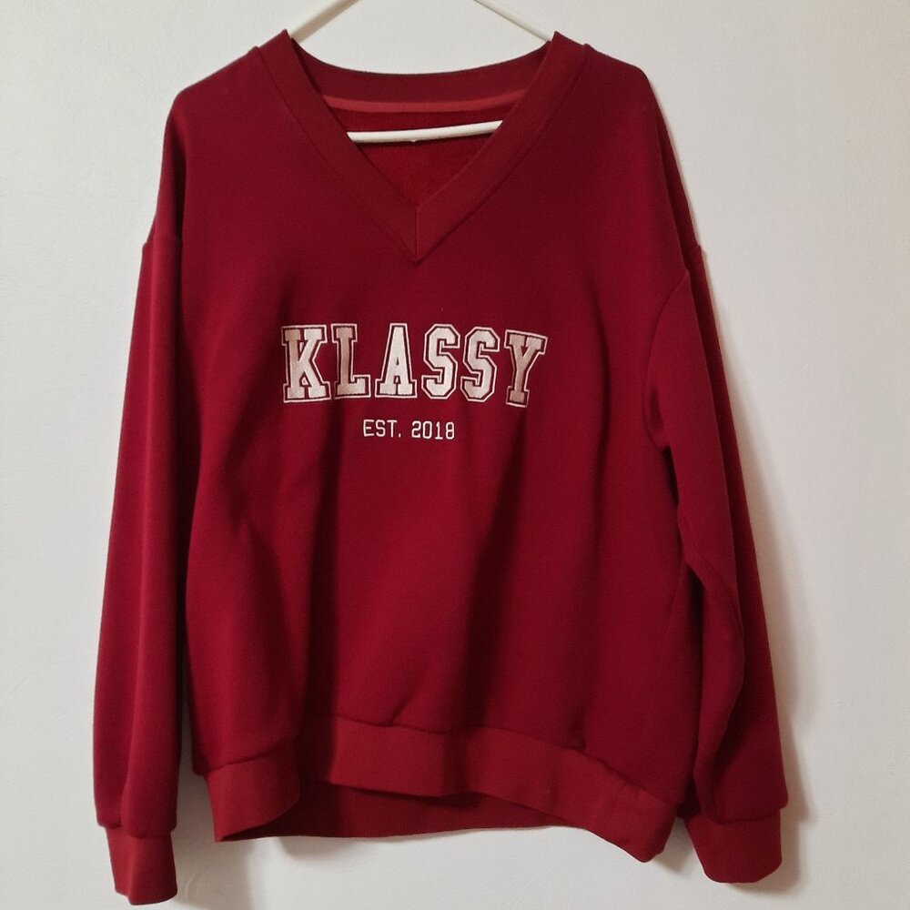 Klassy Varsity Sweater